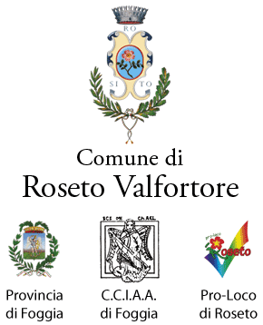 Comune di Roseto Valfortore, Provincia di Foggia, C.C.I.A.A. di Foggia, Pro-Loco di Roseto
