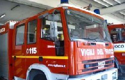 San Bartolomeo in Galdo: in fiamme autocarro di un commerciante Image