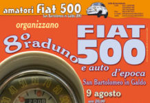 Sabato e Domenica il raduno delle 500 Raduno fiat 500