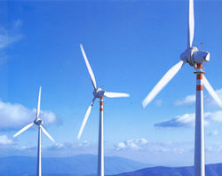 Conferenza Istituzionale sullEnergia alternativa Un bellissimo panorama per chi ha costruito i pali