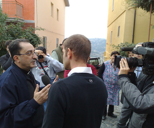 il TG5 intervista Don Franco