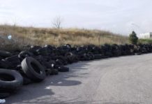 Discarica di pneumatici: sequestro della Guardia di Finanza a San Bartolomeo la discarica sequestrata a San Bartolomeo in Galdo