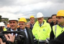 Sopralluogo sul cantiere Anas della statale 212 detta Fortorina
