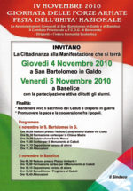 IV Novembre 2010 Image