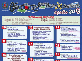 Estate Sanbartolomeana 2013 – Programma