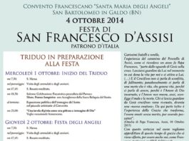 Festività di San Francesco d’Assisi
