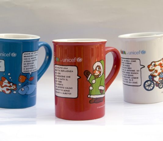 4 e 5 ottobre in vendita le tazze dell’UNICEF