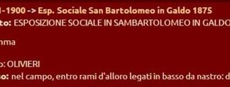 1872: La medaglia dell’Esposizione sociale in Sambartolomeo in Galdo