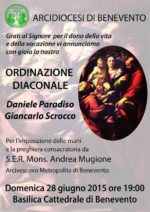 Ordinazione diaconale Daniele Paradiso Ordinazione diaconale Daniele Paradiso