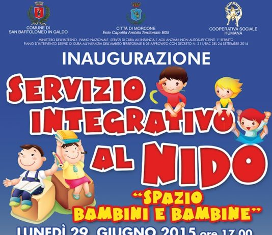 Apre il servizio integrativo al Nido