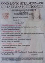 Ciclo di conferenze Chiesa Nuova – Dicembre 2015 Ciclo di conferenze Chiesa Nuova – Dicembre 2015