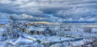 San Bartolomeo in Galdo, una cartolina coperta di bianco