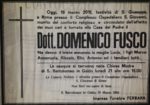 Dott. Domenico Fusco Dott. Domenico Fusco