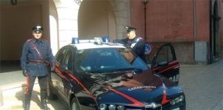 Carabinieri Compagnia di San Bartolomeo in Galdo, misura di prevenzione del foglio di via obbligatorio a carico di quattro persone