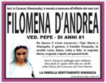 Filomena D’Andrea Filomena D’Andrea