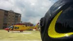 Cade dal tetto, imprenditore soccorso da elicottero 118 Cade dal tetto, imprenditore soccorso da elicottero 118