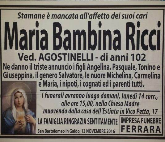 Maria Bambina Ricci