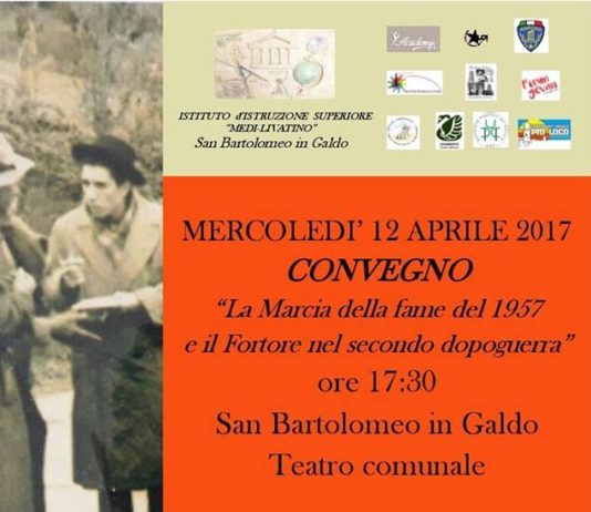 ISS “Medi-Livatino”: Marcia della Fame 1957-2017