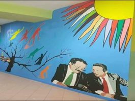 A San Bartolomeo in Galdo entra a scuola lโantica Arte dei Murales Cileni