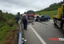 Volturara Appula, incidente stradale sulla Statale 17: due feriti gravi