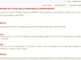 Posizioni aperte progetto SUD 2.0