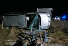 San Bartolomeo in Galdo, auto contro metanodotto: ferito 50enne