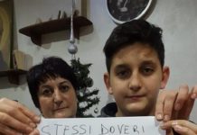 Un selfie per difendere le scuole del Fortore