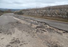 Frana a Montefalcone di Val Fortore: interrotta erogazione gas per rottura rete principale