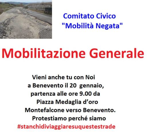 Strade disastrate nel Fortore, scatta la mobilitazione