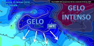 Focus sull’ondata di gelo di fine Febbraio 2018