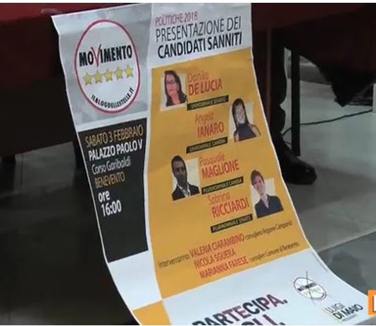 Il M5s presenta i candidati sanniti pronti alla “rivoluzione gentile” dell’Italia