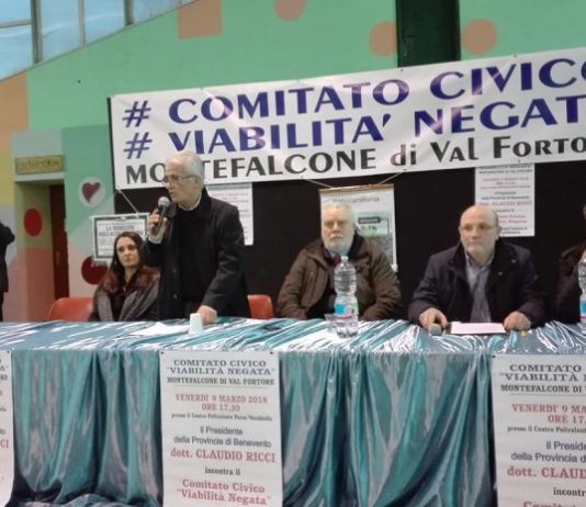 Mobilita’ Fortore, il Comitato: “Ricci si e’ impegnato a racimolare ulteriori finanziamenti”