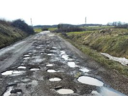 Fortore isolato. Strade gruviera