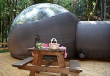 Biccari, turisti da tutt’Italia per la bubble room sul lago.