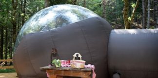 Biccari, turisti da tutt’Italia per la bubble room sul lago.