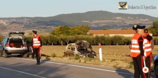 Macabra scoperta nel Foggiano: recuperato un corpo carbonizzato dentro un’auto, vittima di un incidente stradale