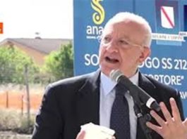 Anas: sopralluogo Anas-Regione Campania sui cantieri della variante di San Marco dei Cavoti