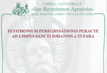 Arrivo e consegna del Testimonium ai pellegrini giovannei