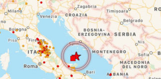Forte scossa di terremoto: avvertita anche a San Bartolomeo, magnitudo 5.6, epicentro in mare Adriatico
