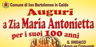 Auguri alla centenaria zia Maria Antonietta