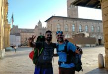 Vito e Leonardo sulla Via degli Dei