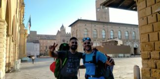 Vito e Leonardo sulla Via degli Dei