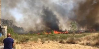 Brucia Campomarino, fuga dai camping