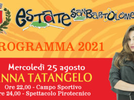 Estate Sanbartolomeana 2021, il programma