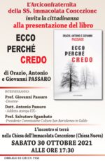 Presentazione del libro: Ecco perché credo Presentazione del libro: Ecco perché credo