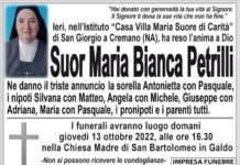 Suor Maria Bianca Petrilli