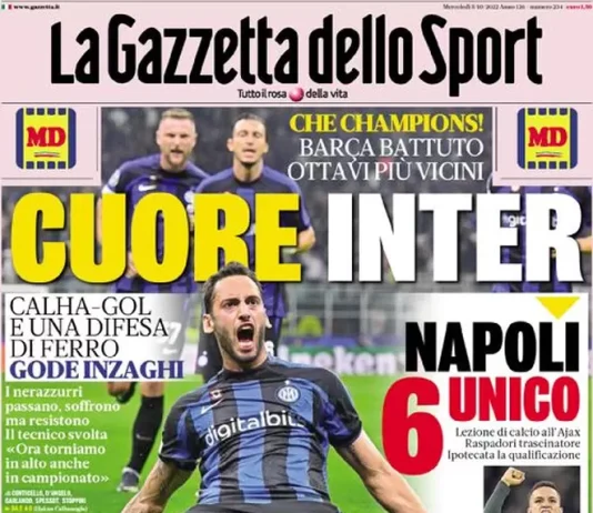 La Gazzetta dello Sport (del Nord), l’inutilità di un giornale.