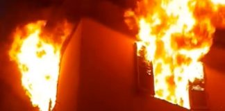 Paura a San Bartolomeo in Galdo, incendio in una vecchia casa foto di repertorio