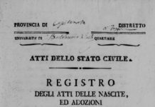 Nuovi aggiornamenti nel progetto “Antenati”. Indicizzato il 1810