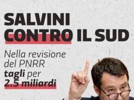 Ferrovie – PNRR: Tagli al Sud, investimenti al Nord. L’Italia una e indivisibile solo in Costituzione